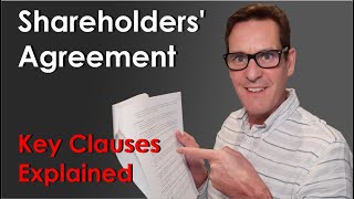 Shareholders Agreement Explained [upl. by Land]