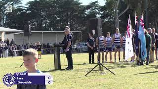 GeelongFNL RD3  Lara vs Grovedale [upl. by Latty]