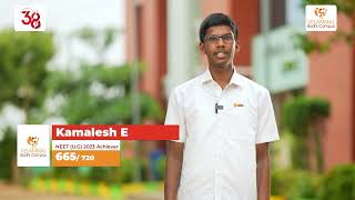 Velammal Bodhi NEET 2023 Testimonial Kamalesh E [upl. by Weinshienk]