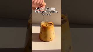 Making Salted Vanilla Whipped Coffee🤎 shorts coffee recipe homecafe [upl. by Constanta]