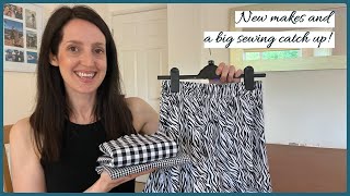 New makes including an easy bias cut skirt  Sewing plans  Crochet update  A BIG CATCH UP [upl. by Kirred]