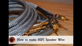 How to make Your own HiFi Speaker Wire [upl. by Jeffrey]