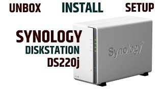 Unboxing and setup of the Synology DISKSTATION DS220j synology NAS DS220j [upl. by Nabois873]