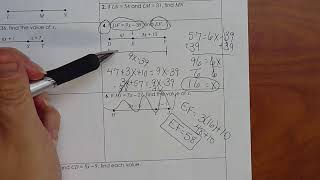 Additional Examples of Segment Addition and Midpoint [upl. by Kcaz]