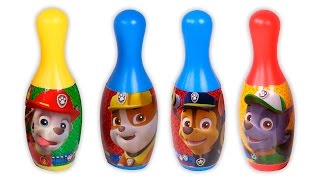 🐾 PATRULLA CANINA 🐾 Jugamos a los bolos con Patrulla de Cachorros  Paw Patrol en Español [upl. by Zacek]