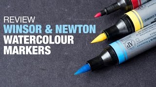 Review Winsor amp Newton Watercolor Markers [upl. by Patricio]