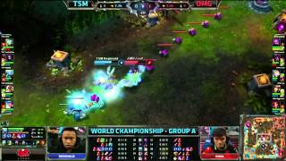 TSM Reginalds Dominant Fizz play against OMG Cool of China  OP NA Mid plays P [upl. by Annaor811]