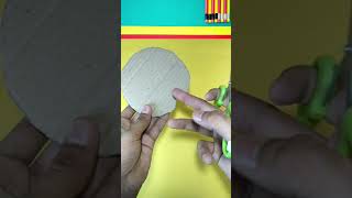 cardboard Frisbee  how to make cardboard thrower  rubberband shooting toy [upl. by Halda]