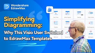 Simplifying Diagramming Why This Visio User Switched to EdrawMax Templates [upl. by Gnod752]