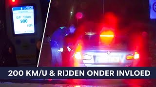 200 kmu en Rijden onder invloed  Politie Dienst Infra [upl. by Gan]