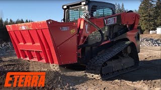 Concrete Crusher Bucket for Skid Steer Loaders  Eterra [upl. by Tatia]