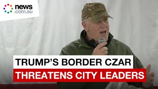 Trump’s border czar Tom Homan threatens sanctuary city leaders [upl. by Eseneg52]