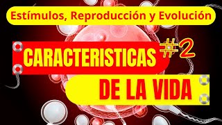 🧬CARACTERISTICAS DE LA VIDA PARTE 2 Estímulos Reproducción y Evolución  BIOLOGIA [upl. by Cain]