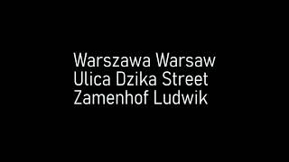 Warszawa Ulica Dzika i Zamenhof 1939 [upl. by Enenej]