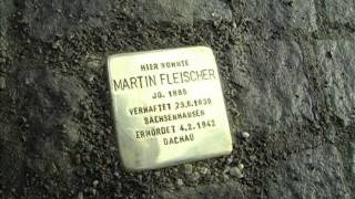 Stolperstein in Magdeburg  Zum Gedenken an die Familie Schlein Wilhelm und Fleischer [upl. by Bethany]