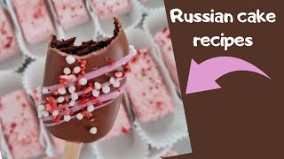 How to make Birds milk cake Ptichye Moloko  Russian cake recipes [upl. by Blount827]