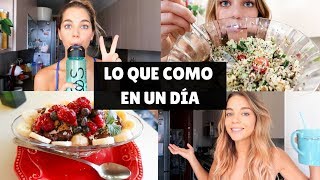 ¿QUE COMO EN UN DIA 🥙 SALUDABLE Y VEGANO [upl. by Savinirs]