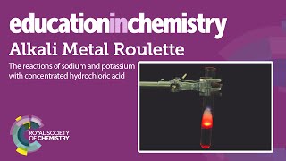 Alkali metal roulette – reacting sodium and potassium with acid [upl. by Jenifer651]