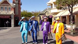 Disney Magic Kingdom  Main Street Philharmonic Barbershop Quartet [upl. by Suqram592]