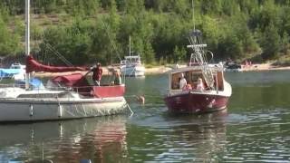 Sailing to Lehmäsaari Kotka Finland [upl. by Srevart267]