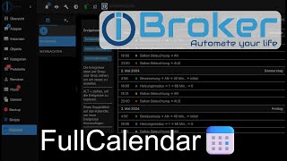 ioBroker FullCalendar amp Anwesenheitssimulation SmartHome intuitiv per Kalender steuern [upl. by Aleafar783]