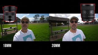 Samyang 18mm 28 VS Sony 20mm 18  From a Wedding Shooter and vlogger perspective [upl. by Anaej]