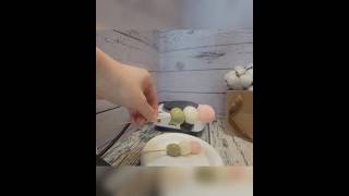 ASMR 三色丸子  Tricolor Dango [upl. by Akenna]