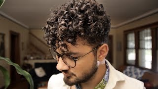 The EASIEST Hair Guide for MEN with SUPER CURLY Hair [upl. by Lumbard]