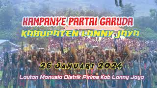 Kampanye Partai GARUDA Kabupaten Lanny Jaya Distrik Pirime 26 Januari 2024 [upl. by Irodim521]