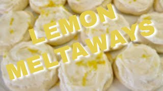 LEMON MELTAWAY COOKIES  DIY for Beginners [upl. by Colleen]