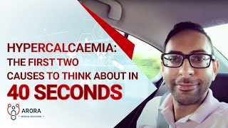 Hypercalcaemia the first two causes to think about in 40 seconds [upl. by Anikal]