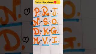 beautifulhandwriting shortsviral shortvideos trendingshorts artcute name letters♥️👍👍👍 [upl. by Atsugua]