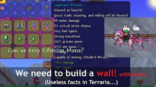 Longest Description in Terraria and I tried to keep the Etherian mana [upl. by Iloj]