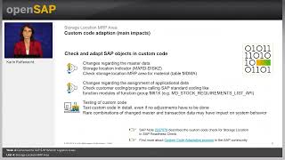 Storage Location MRP Area  W4U4  Key Functional Topics in a System Conversion to SAP S4HANA [upl. by Jody]