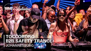 Toccororo b2b Safety Trance  Boiler Room x Ballantines True Music 10 Johannesburg [upl. by Annelise]