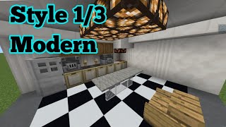 How To Build Minecraft Kitchens [upl. by Enelez]