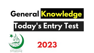 Today mcqs of Karachi University entry test 2023 [upl. by Rebm278]