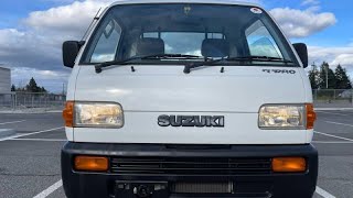 Sold rare turbo Suzuki carry Kei truck 4WD [upl. by Bremer]