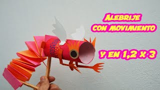 Monstruo de coloresCómo hacer un alebrije de manera fácil y rápido 💃🕺 [upl. by Essila]