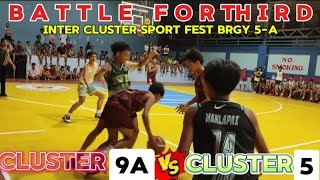 BATTLE FOR THIRD MINI MOS DIV  INTER CLUSTER SPORT FEST  BEGY 5A BANEROHAN  BOBONG TV [upl. by Assenna]