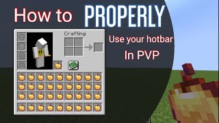 How to PROPERLY use your hotbar in PVP [upl. by Yeknarf]