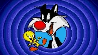 Sylvester and Tweety in Cagey Capers Genesis Playthrough  NintendoComplete [upl. by Kathi896]