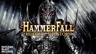 HAMMERFALL  Riders Of The Storm OFFICIAL LYRIC VIDEO [upl. by Arehc]