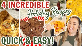 THE BEST QUICK AND EASY HOLIDAY RECIPES  YOU HAVE TO TRY THESE APPETIZERS amp CROCKPOT BREAKFAST [upl. by Tonjes]