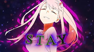 『STAY 😵💖 』  Darling In The Franxx Edit  4K amv zerotwo [upl. by Udelle338]