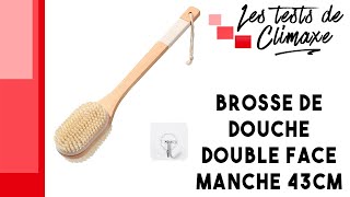 Test dune brosse de douche double face Blendura [upl. by Notlaw]