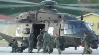 Athens Flying Week 2014 HAA NH90 and Commandos [upl. by Zack]