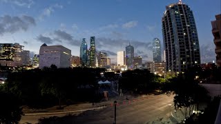 TIMELAPSE Total solar eclipse comes through Texas [upl. by Aigroeg]