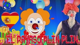 El Payaso Plin Plin con letra  Happy Birthday Song in Spanish  World Kids Action Songs [upl. by Melisenda578]