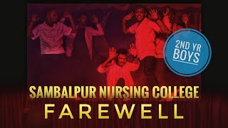 💥2ND YEAR BOYS DANCE 💥  FAREWELL  SAMBALPUR NURSING COLLEGE [upl. by Fillbert]